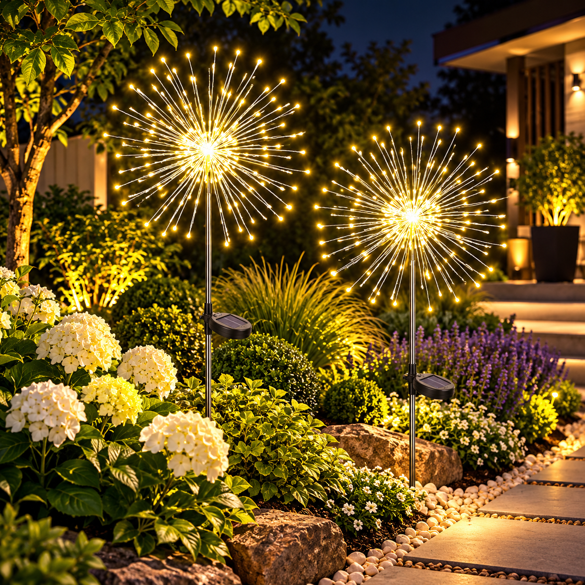 Lunelia™ Solar Starlit Starburst Lights