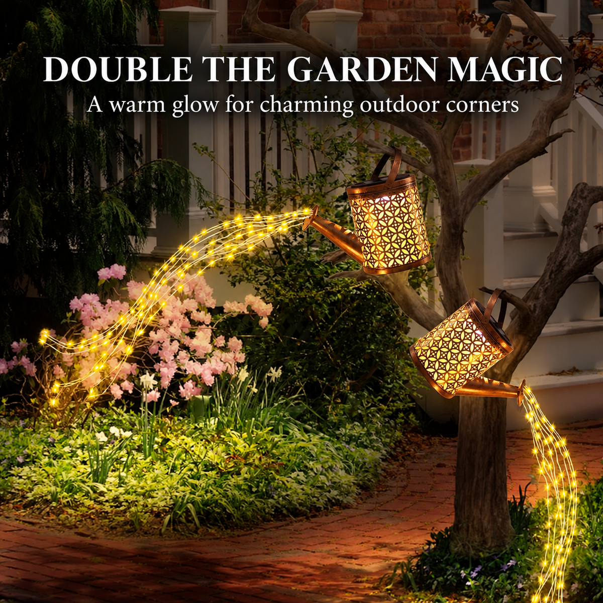 Lunelia™ Solar Watering Can Lights