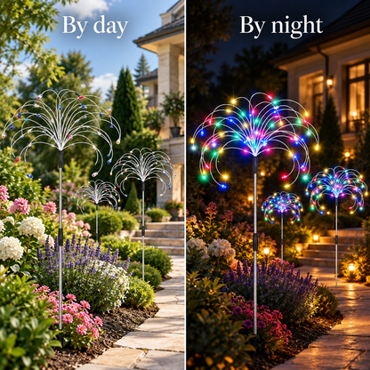 Lunelia™ Solar Glowing Galaxy Firework Lights