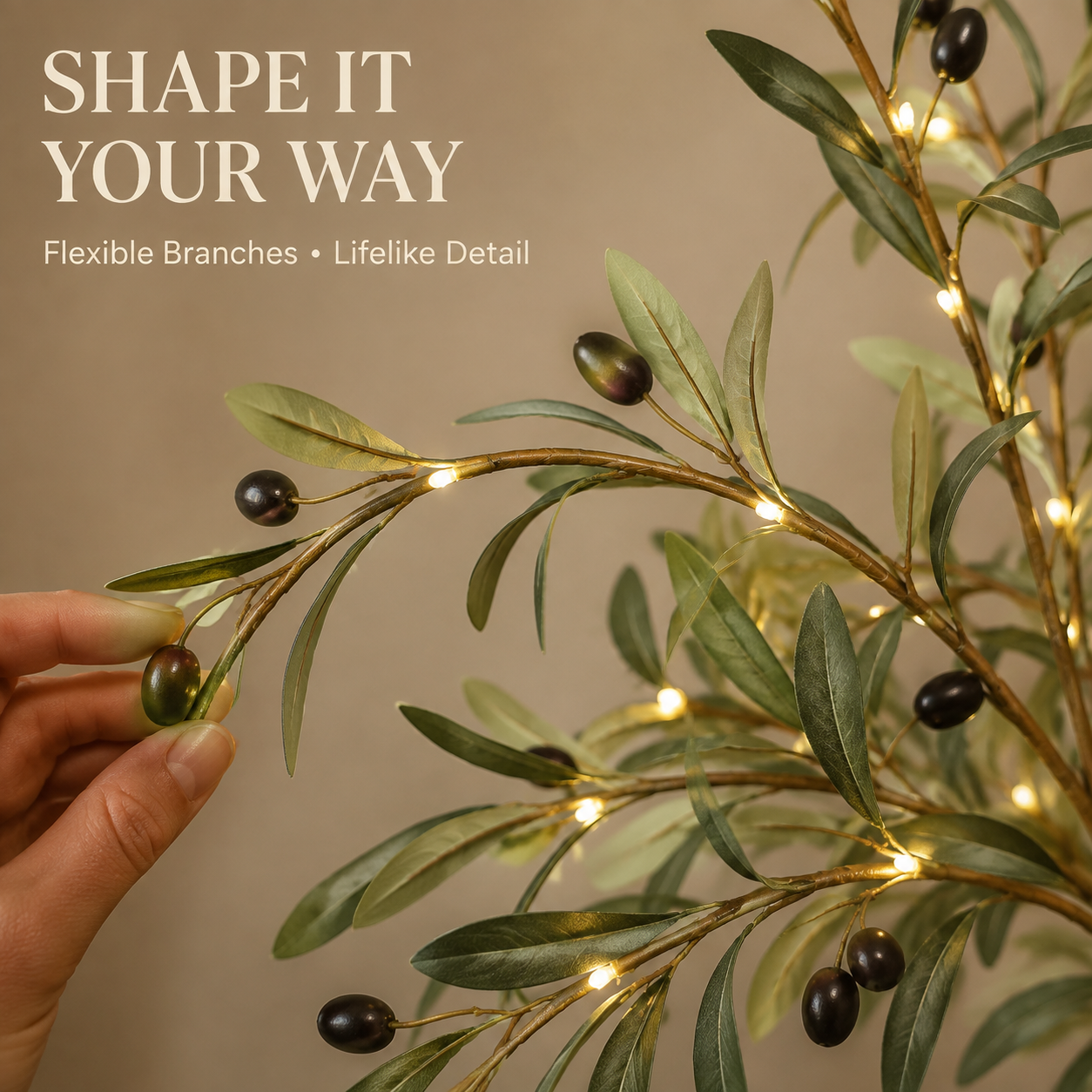 Lunelia™  Enchanted Evergreen Olive Branch