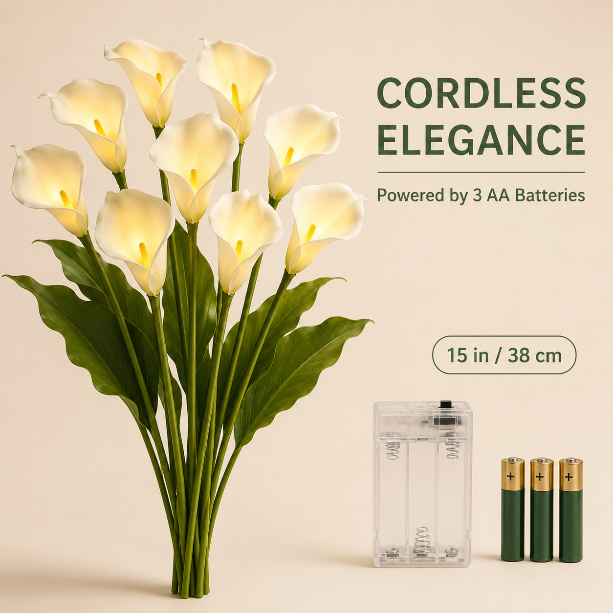 Lunelia™ Glowing Grace Lily Light