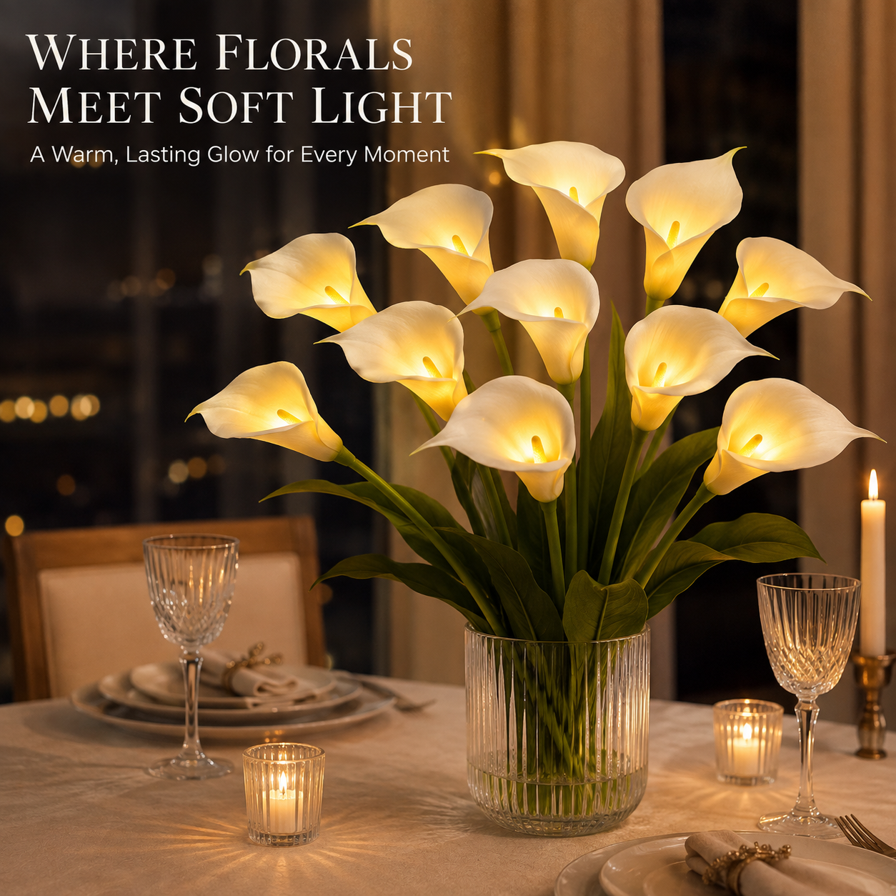 Lunelia™ Glowing Grace Lily Light