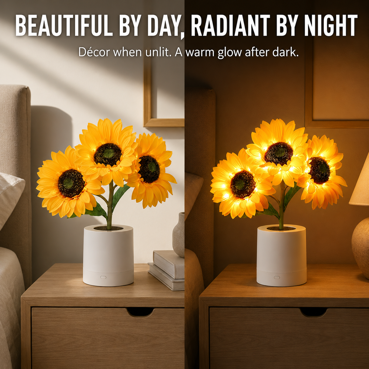 Lunelia™ Shimmering Sunflower Lamp