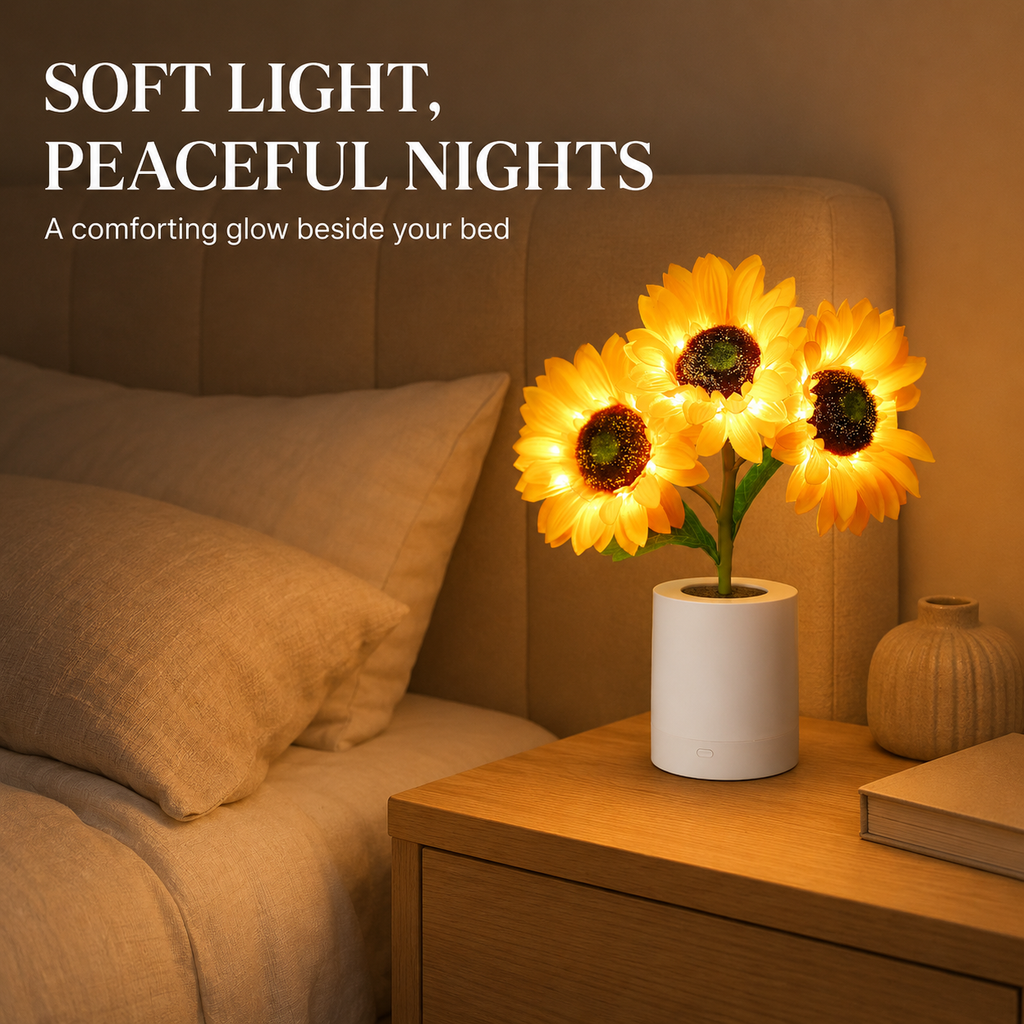 Lunelia™ Shimmering Sunflower Lamp