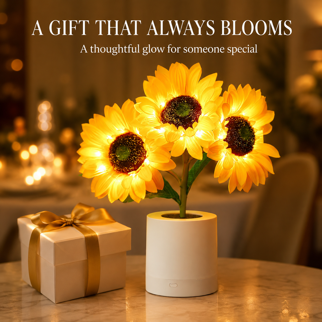 Lunelia™ Shimmering Sunflower Lamp