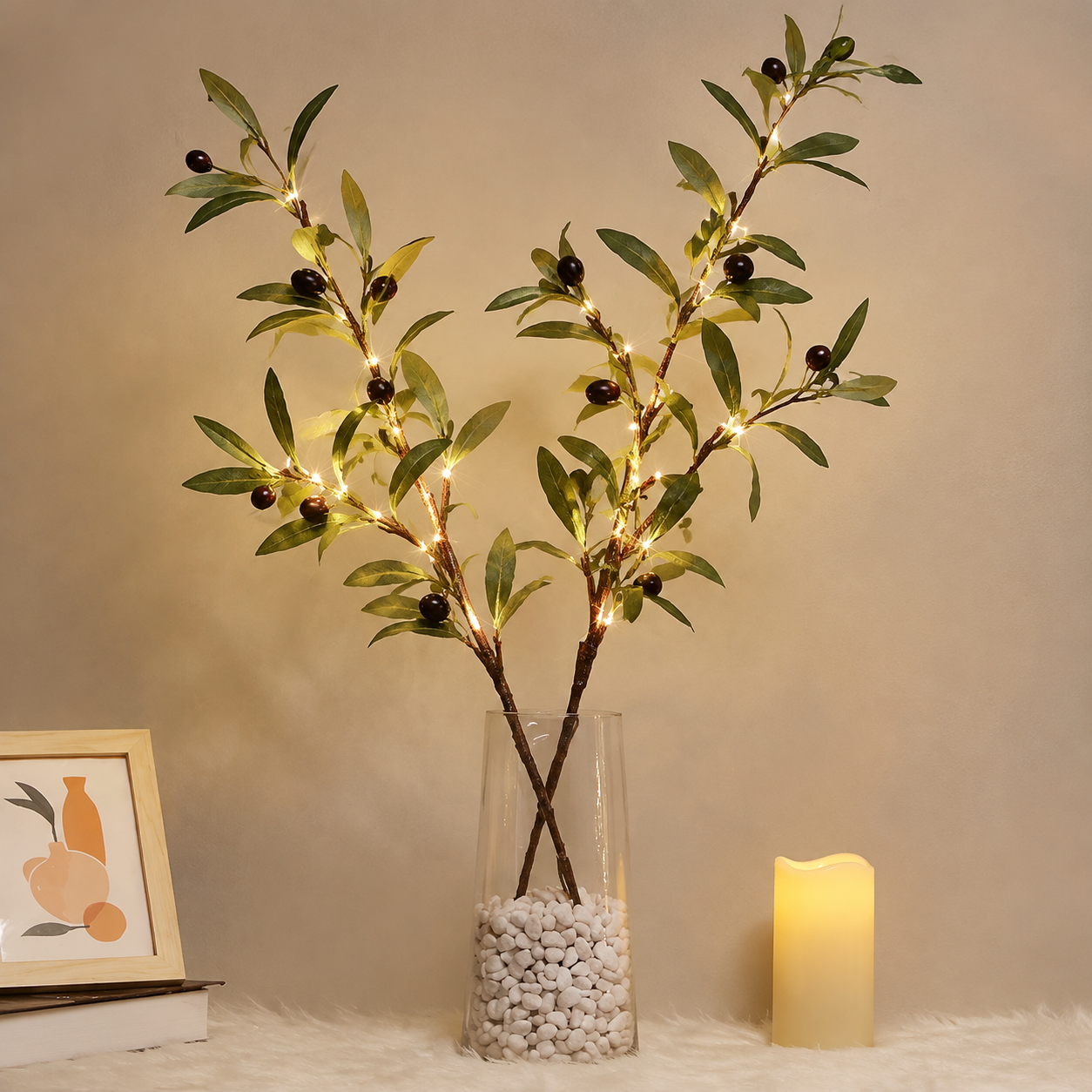 Lunelia™  Enchanted Evergreen Olive Branch