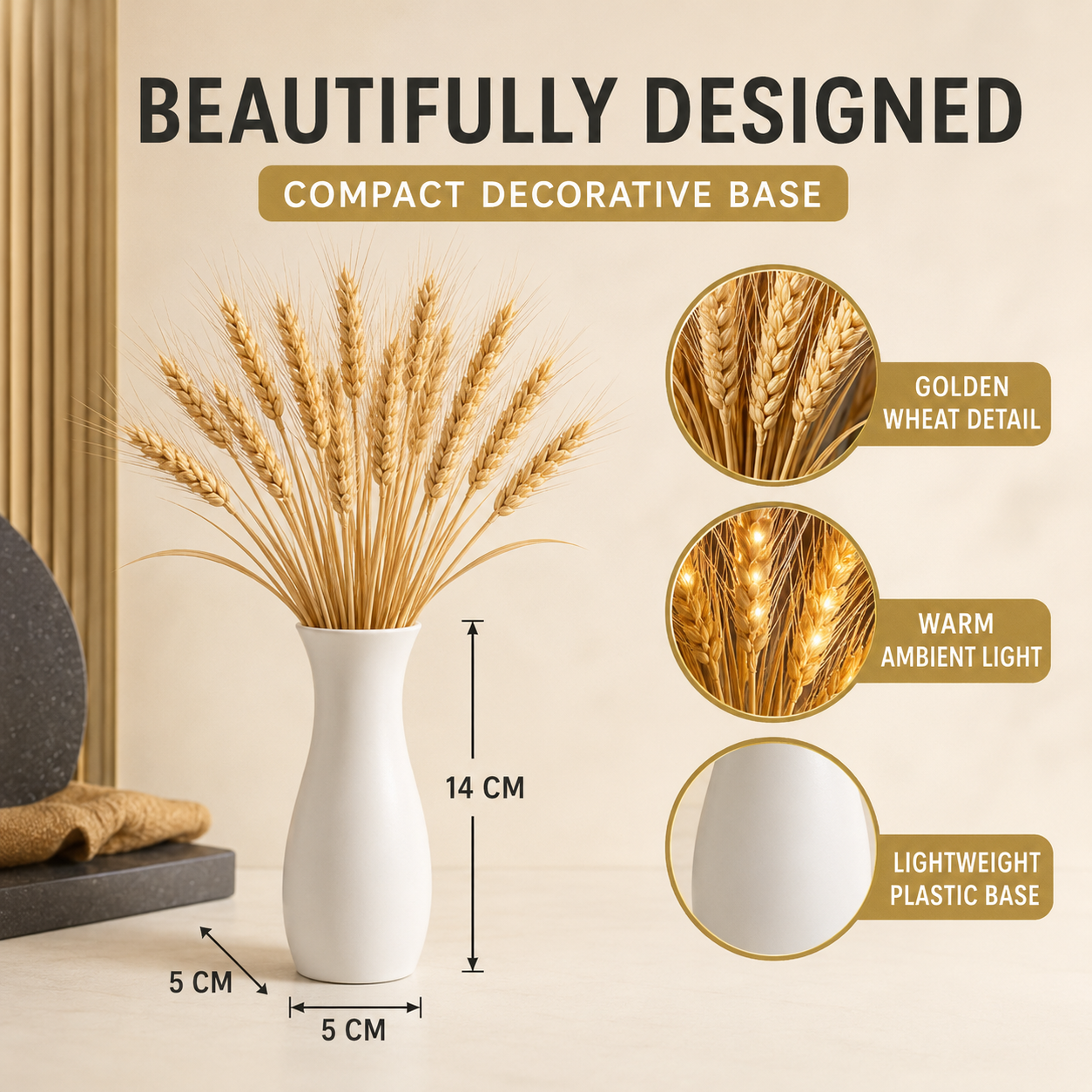 Lunelia™ Golden Harvest Light Lampe