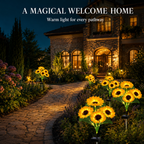 Lunelia™ Solar Sunflower Lights Flowers Outdoor Waterproof