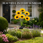 Lunelia™ Solar Sunflower Lights Flowers Outdoor Waterproof