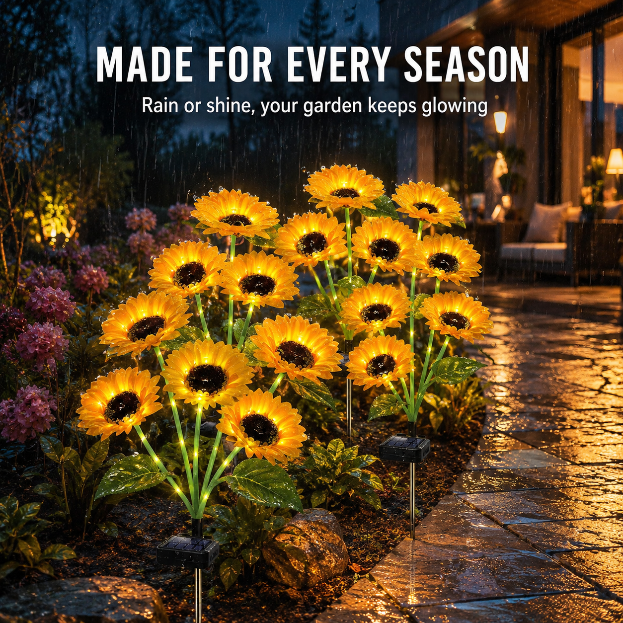 Lunelia™ Solar Sunflower Lights Flowers Outdoor Waterproof