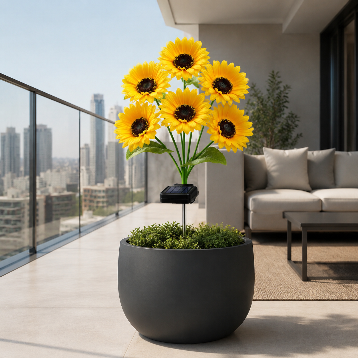 Lunelia™ Solar Sunflower Lights Flowers Outdoor Waterproof
