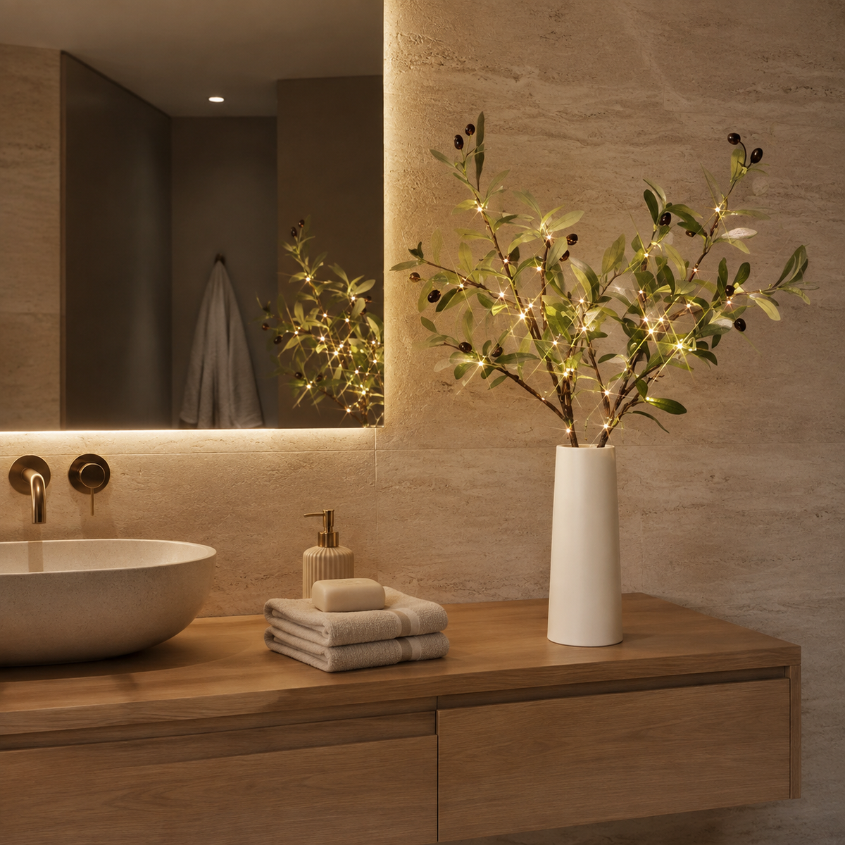 Lunelia™  Enchanted Evergreen Olive Branch