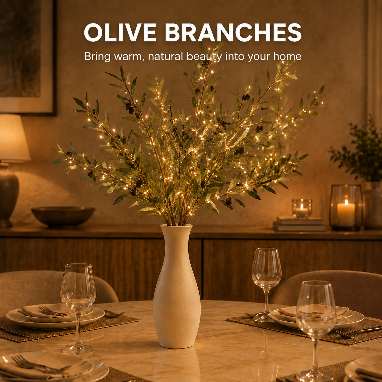 Lunelia™  Enchanted Evergreen Olive Branch