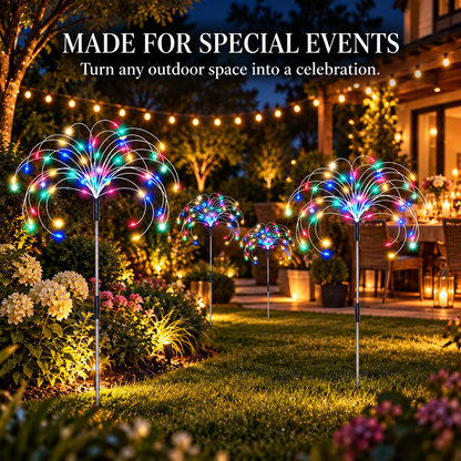 Lunelia™ Solar Glowing Galaxy Firework Lights