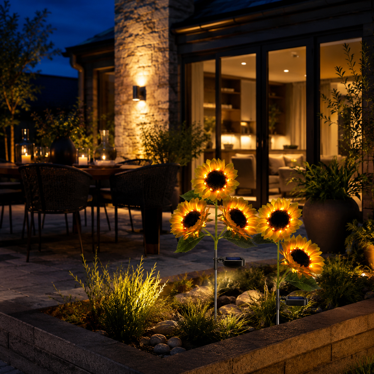 Lunelia™ Solar Sunflower Lights Flowers Outdoor Waterproof